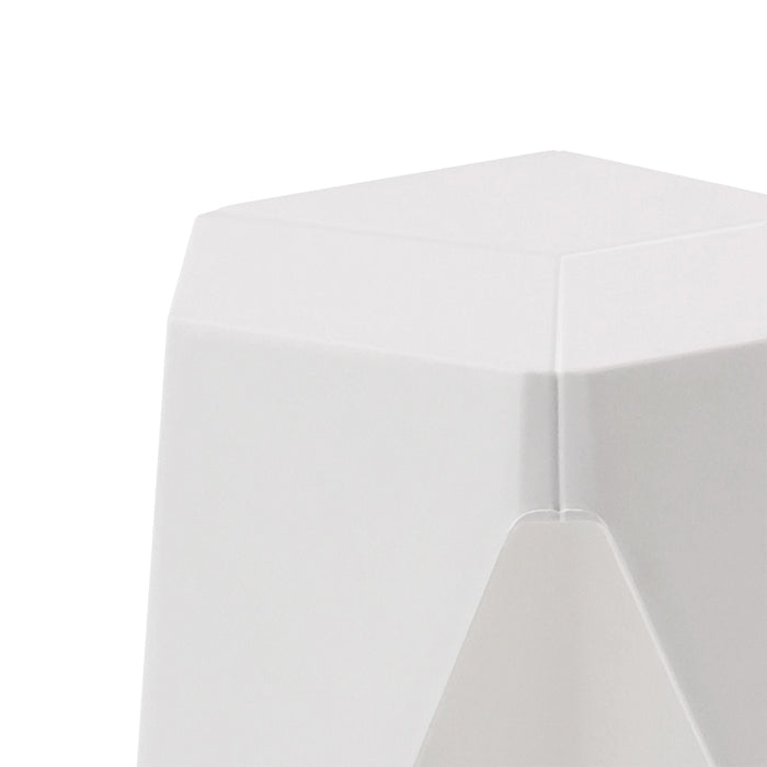 Two Bar Stools Puzzle Plastic Foot Stool White-Home Living Store- 