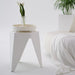 Two Bar Stools Puzzle Plastic Foot Stool White-Home Living Store- 