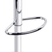 Two Bar Stools Leather Gas Lift Grey-Home Living Store- 