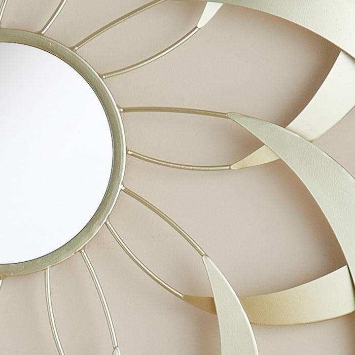 ARI Mirror 700mm Stylized Leaf Design Gold by Criterion