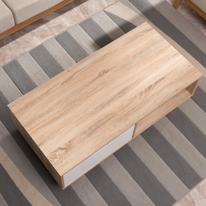 Tuscany Coffee Table 1200mm Oak White by Criterion