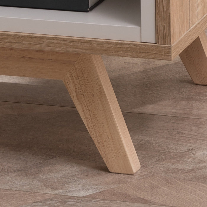 Tuscany End Table 450mm Oak White by Criterion