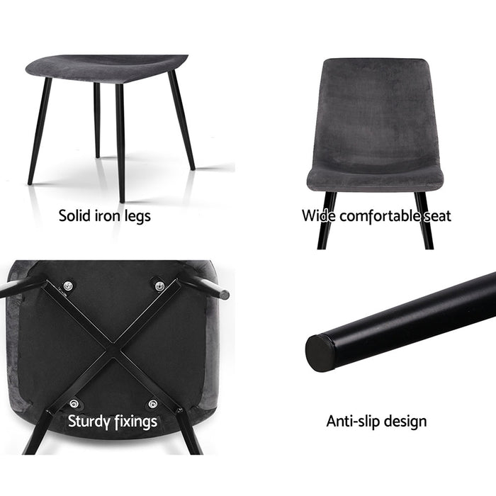 Four Modern Dining Chairs