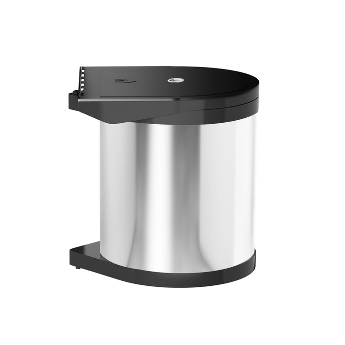Cefito Kitchen Swing Out Pull Out Bin Stainless Steel Garbage Rubbish Can 12L
