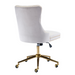 Velvet Home Office Chair- Beige-Home Living Store- 