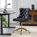 Velvet Home Office Chair- Black-Home Living Store-Furniture > Office Furniture > Office Chairs 