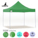 Wallaroo Gazebo Tent Marquee 3x3 Popup Outdoor - Green-Home Living Store- 