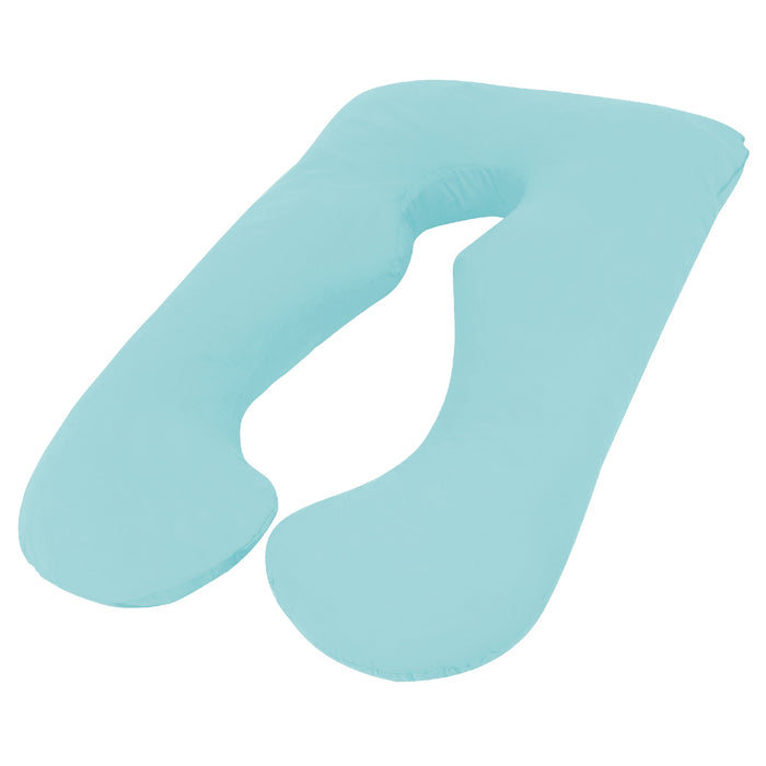 Woolcomfort Aus Made Maternity Pregnancy Nursing Sleeping Body Pillow Pillowcase Included Aquamarine