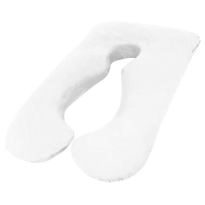 Woolcomfort Aus Made Maternity Pregnancy Nursing Sleeping Body Pillow Pillowcase Included White