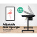 Adjustable Drawing Desk - Black and Grey Home Living Store