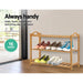 Artiss 3 Tiers Bamboo Shoe Rack Storage Organiser Wooden Shelf Stand Shelves Kris Kringle: Stocking Fillers & Gift Ideas HLS