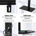 Artiss Floor TV Stand Brakcket Mount Swivel Height Adjustable 32 to 70 Inch Black Home Living Store