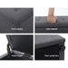 Artiss Storage Ottoman Blanket Box Linen Foot Stool Rest Chest Couch Grey Kris Kringle: Stocking Fillers & Gift Ideas HLS