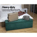 Artiss Storage Ottoman Blanket Box Velvet Foot Stool Rest Chest Couch Green Kris Kringle: Stocking Fillers & Gift Ideas HLS