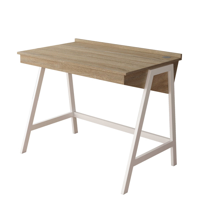 ASPECT Desk Oak by Workzone™ Home Living Store