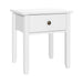 Bedside Tables Drawer Side Table Nightstand White Storage Cabinet White Lamp Kris Kringle: Stocking Fillers & Gift Ideas HLS