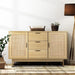 Buffet Sideboard Rattan Furniture Cabinet Storage Hallway Table Kitchen Home Living Store