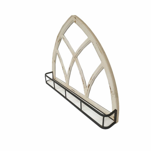 Cathedral Window Mirror Shelf by Urban Style™ Home Living Store