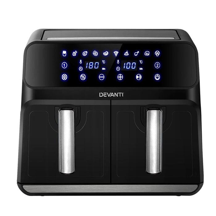 Devanti Air Fryer 8L LCD Fryers Oven Airfryer Healthy Cooker Oil Free Kitchen Home Living Store