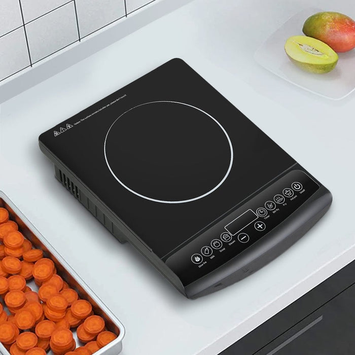 Devanti Electric Induction Cooktop Portable Ceramic Glass Home Living Store