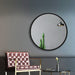 Embellir Round Wall Mirror 50cm Makeup Bathroom Mirror Frameless Home Living Store