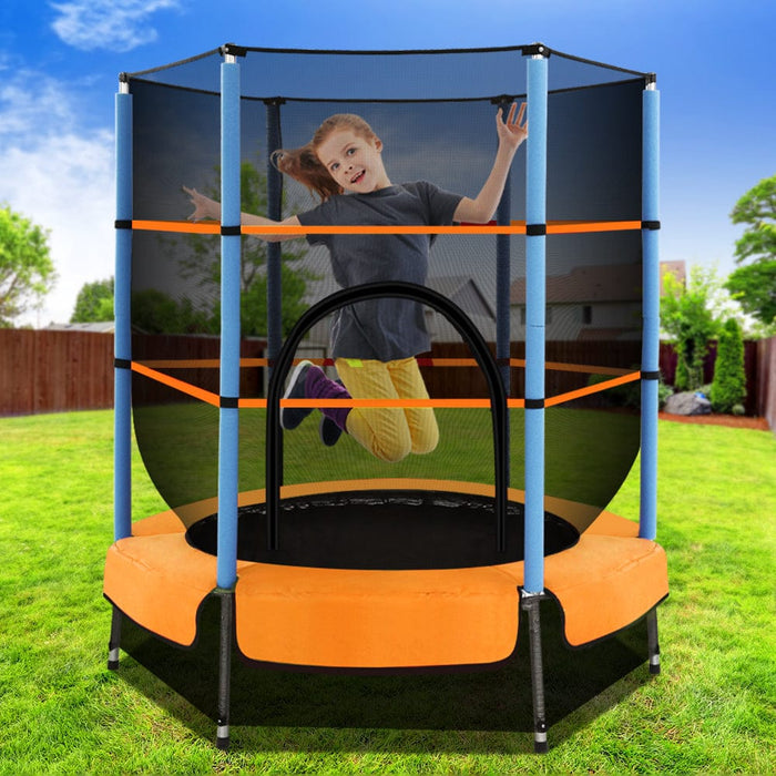 Everfit 4.5FT Trampoline Round Trampolines Kids Enclosure Outdoor Indoor Gift Home Living Store