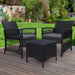 Gardeon Patio Furniture Outdoor Bistro Set Dining Chairs Setting 3 Piece Wicker Home Living Store