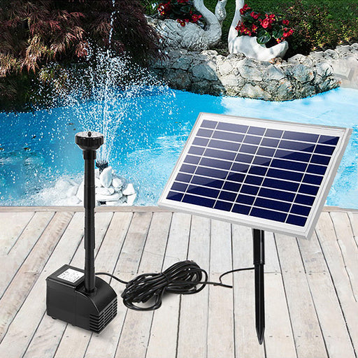 Gardeon Solar Pond Pump Powered Water Fountain Outdoor Submersible Filter 6.6FT Home Living Store