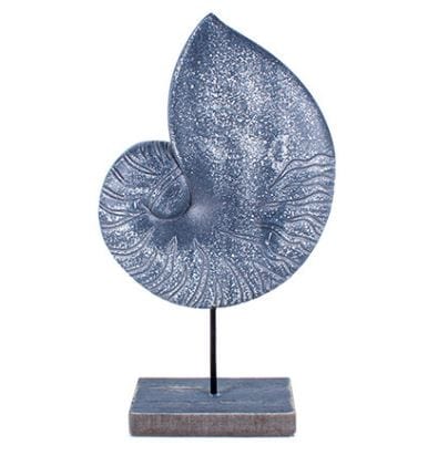 High Tide Conch Wooden Shell On Stand Home & Garden > Decor > Artwork > Sculptures & Statues HLS