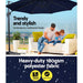 Instahut Outdoor Umbrella 3M Roma Cantilever Beach Furniture Garden 360 Degree Navy Furniture > Outdoor HLS
