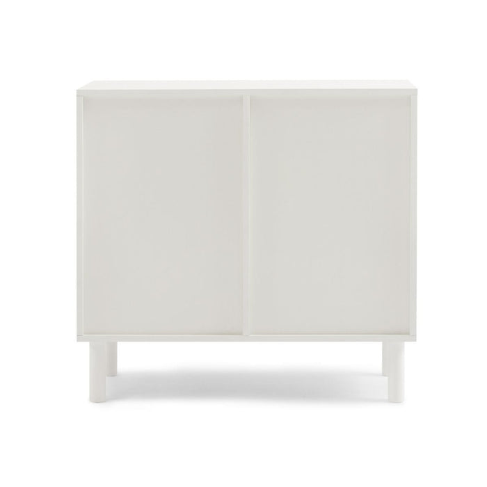 Kailua Rattan 2-Door Accent Cabinet in White Furniture > Cabinets & Storage > Buffets & Sideboards HLS