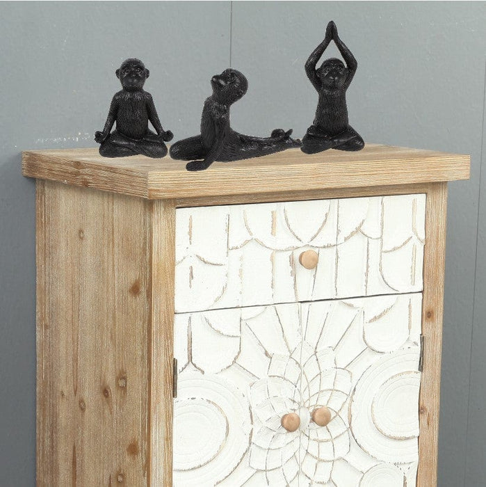 Karma Yoga Monkey Figurine Lay Home & Garden > Decor > Artwork > Sculptures & Statues HLS