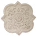 Medallion Provincial Wall Art Metal in Distressed White by Urban Style™ Home & Garden > Decor > Artwork HLS