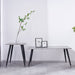 Mendy Grey Sintered Stone Coffee Table with Metal Legs by Criterion™ Furniture > Tables > Accent Tables > Coffee Tables HLS