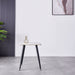 Mendy White Sintered Stone End Table with Metal Legs by Criterion™ Furniture > Tables > Accent Tables > End Tables HLS