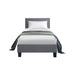 Neo Bed Frame Fabric - Grey King Single Furniture > Beds & Accessories > Beds & Bed Frames HLS