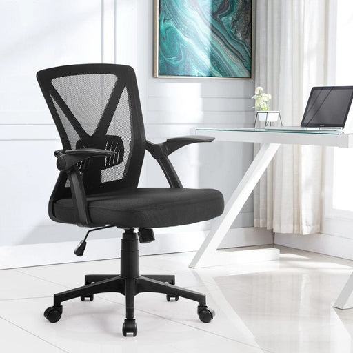 Nile Office Chair Mesh, Swivel, Executive Mid Back Black Furniture > Office Furniture > Office Chairs HLS