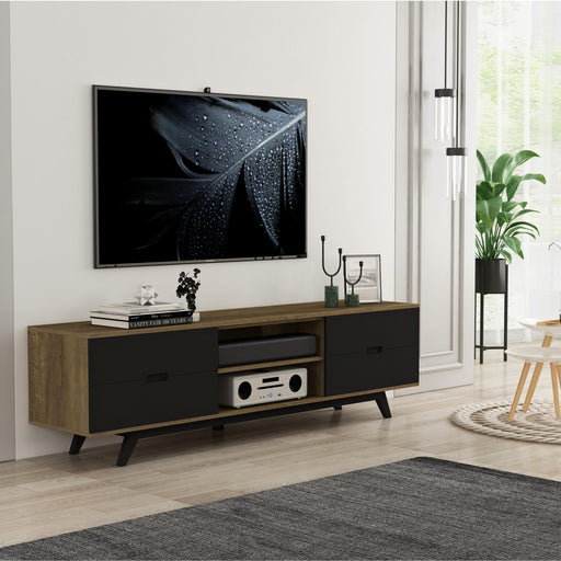 NOVA 1800 Entertainment Unit Dark Oak by Tauris™ Furniture > Entertainment Centers & TV Stands HLS
