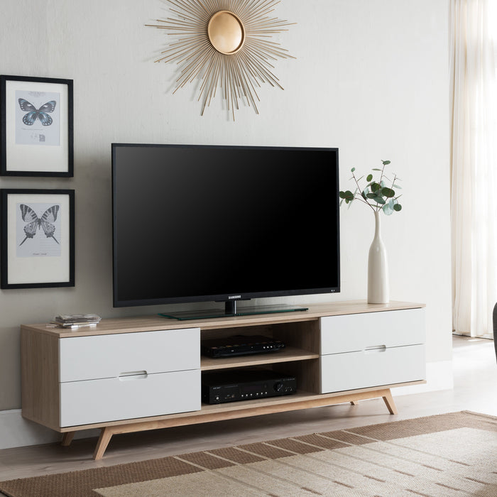 NOVA 1800 Entertainment Unit Oak by Tauris™ Furniture > Entertainment Centers & TV Stands HLS