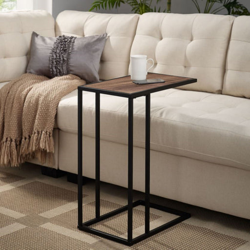 Openstyle Side Table Walnut with Black Frame by Urban Style™ Furniture > Tables > Accent Tables > End Tables HLS
