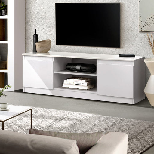 TV Entertainment Unit - White Furniture > Entertainment Centers & TV Stands HLS