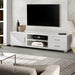 TV Stand Entertainment Unit Storage Cabinet Drawers Shelf White 1200mm Furniture > Entertainment Centers & TV Stands HLS