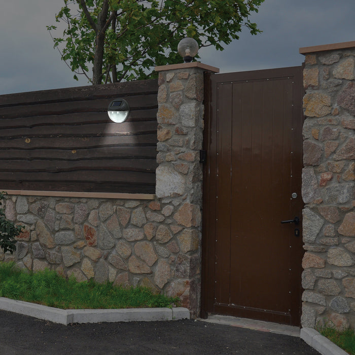 Utmark Round Solar LED Solar Fence Lights x 16 Pack Home & Garden > Lighting > Outdoor HLS