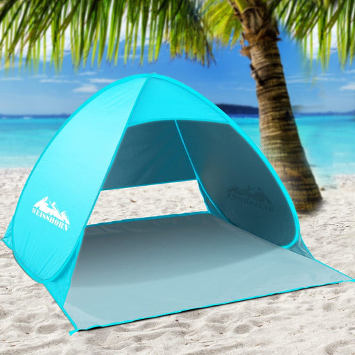 Weisshorn Pop Up Beach Tent Camping Hiking 3 Person Sun Shade Fishing Shelter Sporting Goods > Outdoor Recreation > Camping & Hiking > Tents HLS
