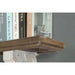 Zane Display Shelf Strong Hold in Distressed White Wood by Urban Style™ Furniture > Shelving > Wall Shelves & Ledges HLS